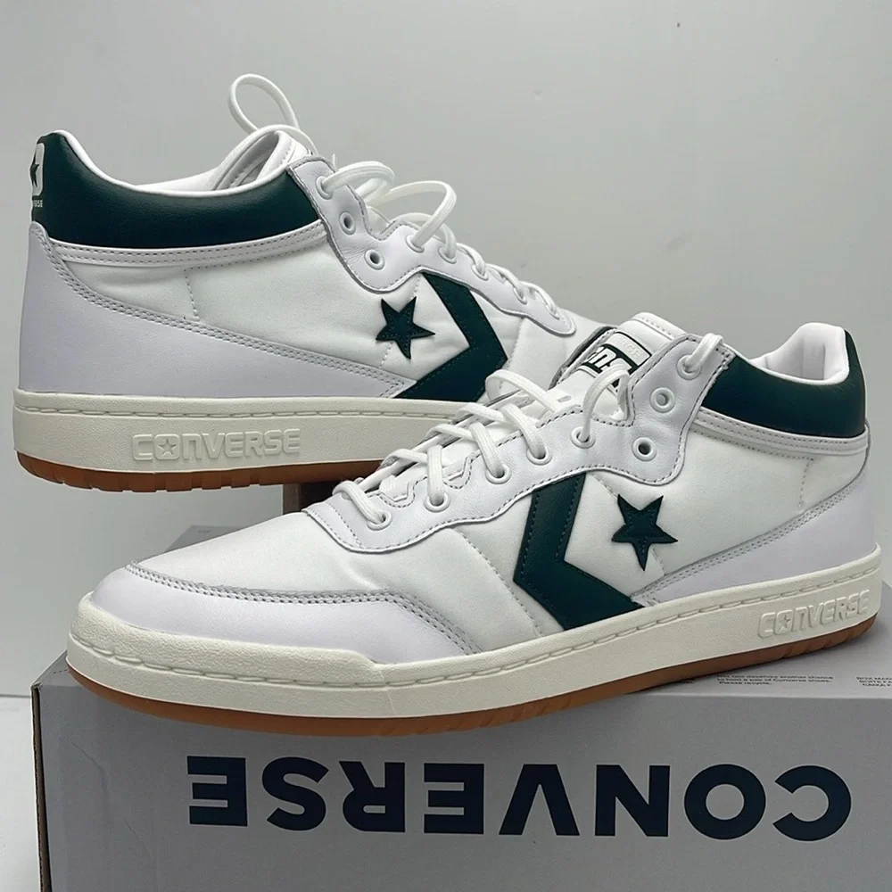 Converse Men’s Sneakers 166247C
FASTBREAK PRO MID WHITE/DEEP EMERALD/GUM - Picture 9 of 16